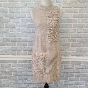 Anthropologie Pilcro Summit Knit Wool Blend Tunic Dress Sleeveless Boho Chic Sm